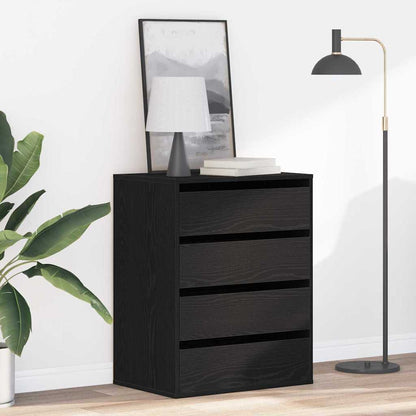 vidaXL Corner Chest of Drawers Engineered Wood Height 76 cm