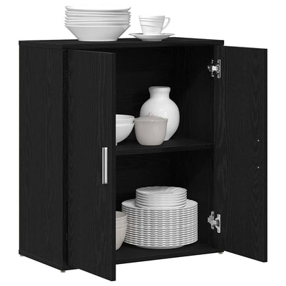 vidaXL Sideboard Black Oak 60x31x70 cm Engineered Wood 4