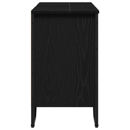 vidaXL Bathroom Sink Cabinet Black Oak 91 x 35 x 60 cm Engineered wood 6