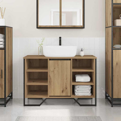 vidaXL Bathroom Sink Cabinet 91x35x60 cm Engineered Wood