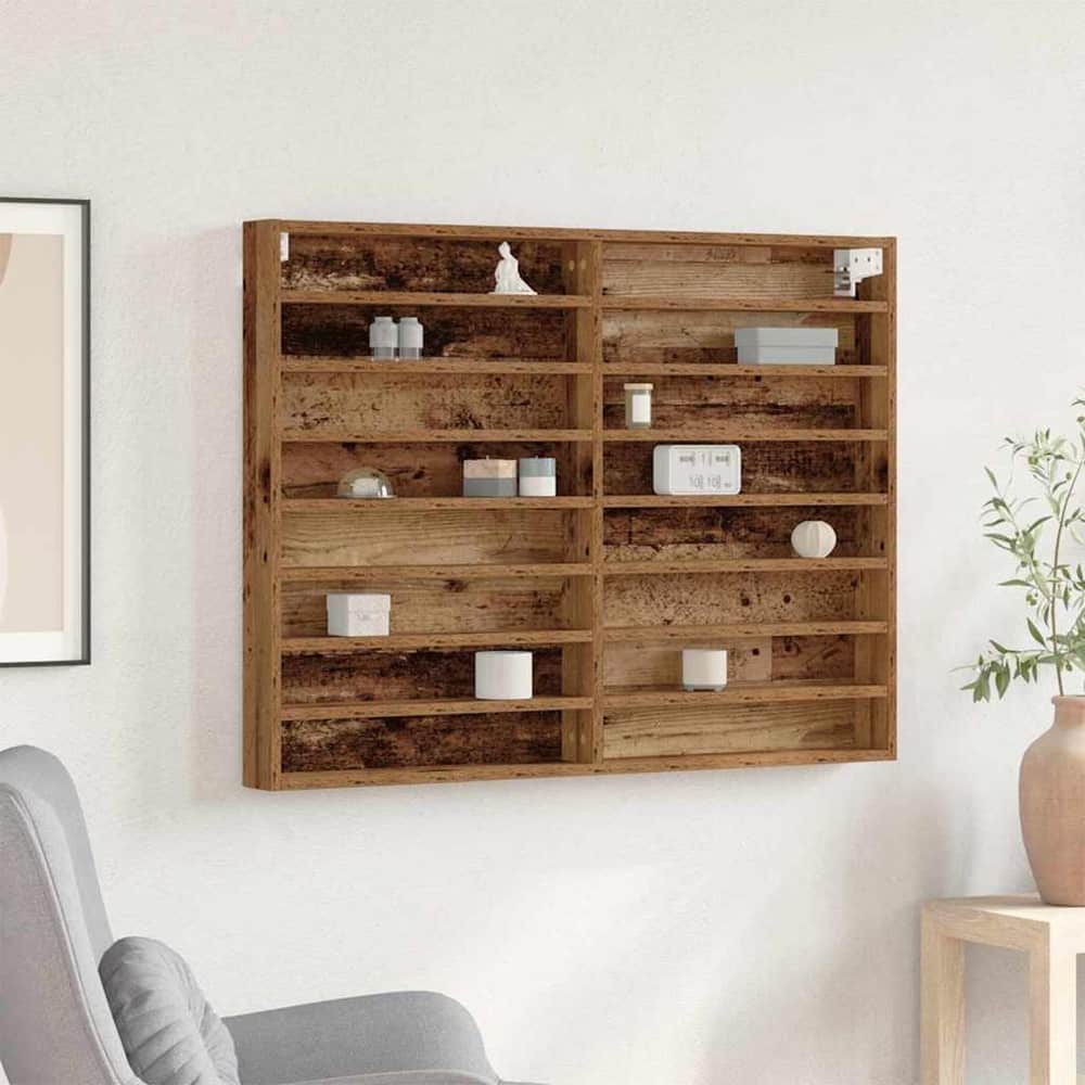 vidaXL Vitrine Cabinet 100x8.5x75 cm Engineered Wood