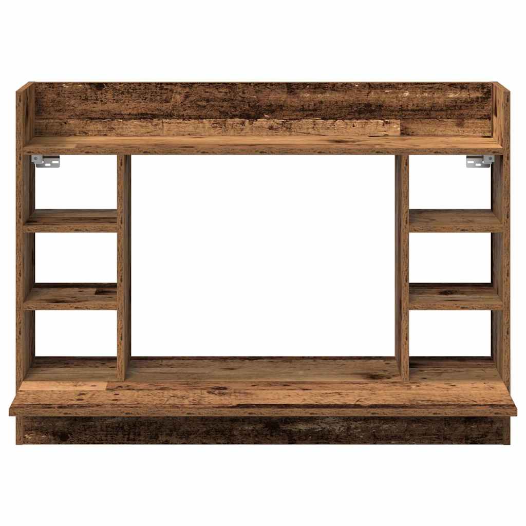 vidaXL Wall-Mounted Desk Old wood 105 x 48 x 75 cm Engineered wood 5