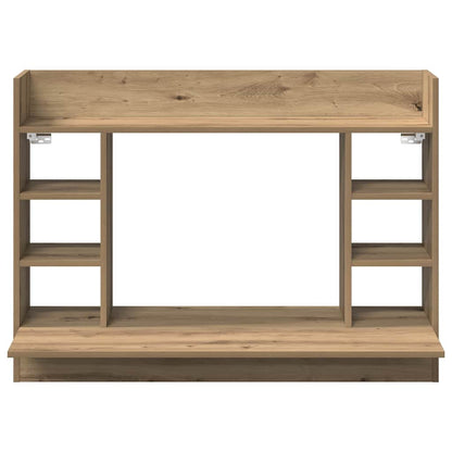 vidaXL Wall-Mounted Desk Artisan oak 105 x 48 x 75 cm Engineered wood 5