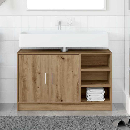 vidaXL Bathroom Cabinet Artisan Oak 90 x 29 x 55 cm Engineered wood 1