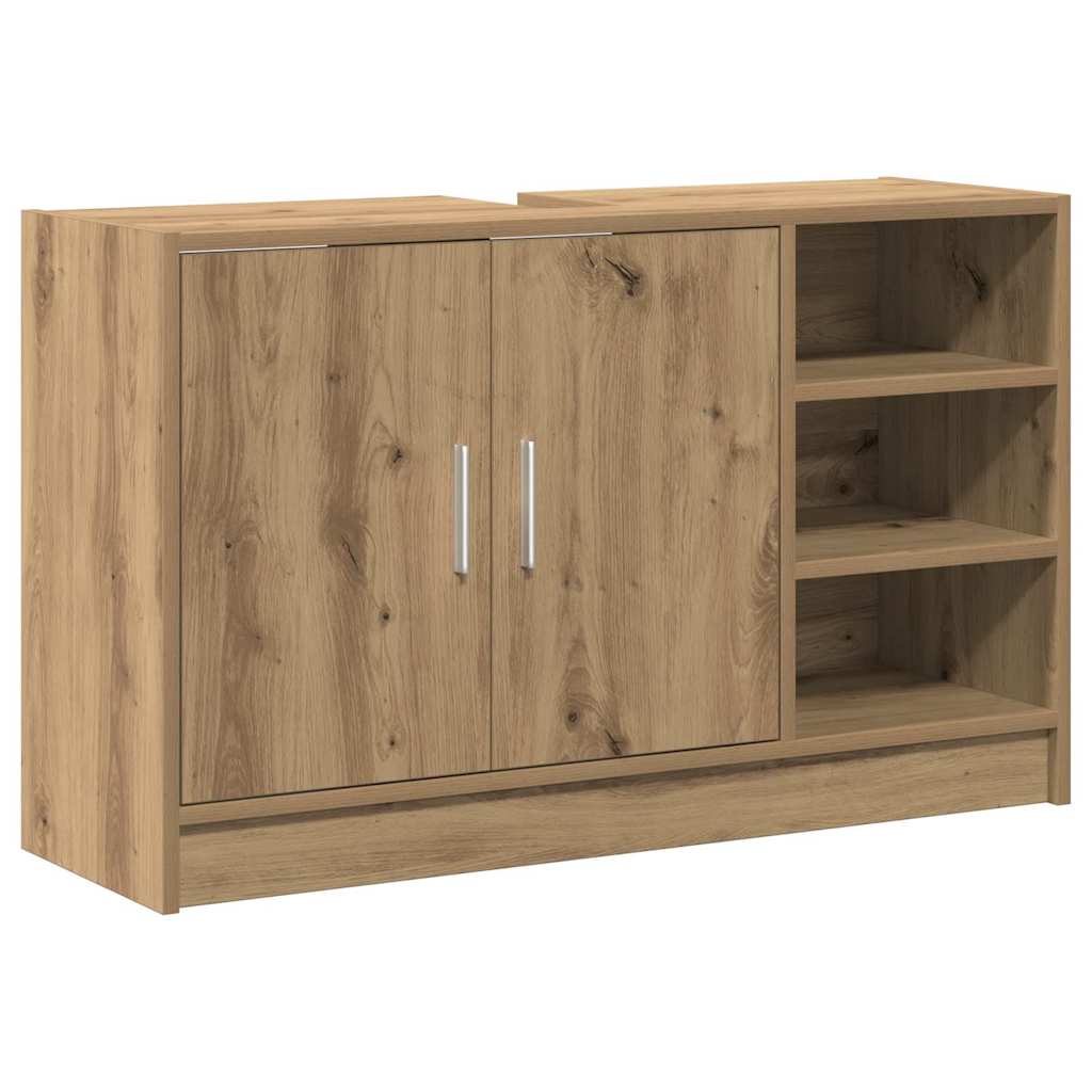 vidaXL Bathroom Cabinet Artisan Oak 90 x 29 x 55 cm Engineered wood 2