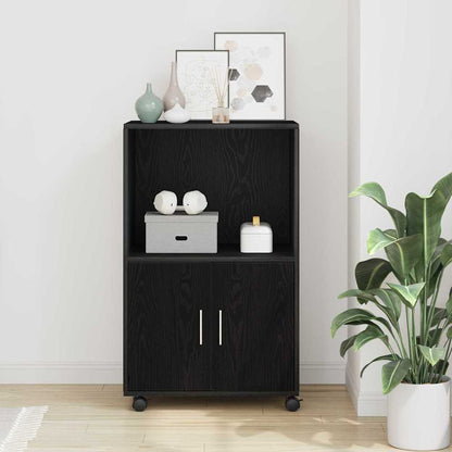 vidaXL Cabinet Black Oak 55 x 40 x 82 cm 1