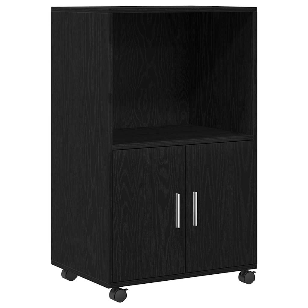 vidaXL Cabinet Black Oak 55 x 40 x 82 cm 2