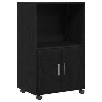vidaXL Cabinet Black Oak 55 x 40 x 82 cm 2