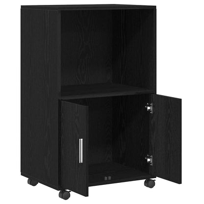vidaXL Cabinet Black Oak 55 x 40 x 82 cm 5