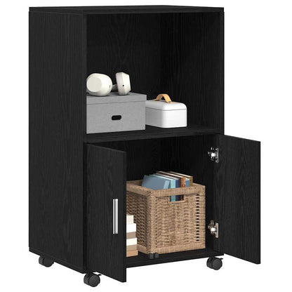 vidaXL Cabinet Black Oak 55 x 40 x 82 cm 3
