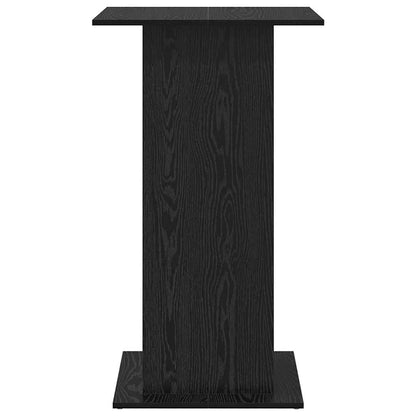 vidaXL Bar Table 60 x 60 x 100 cm Engineered Wood Black Oak 6