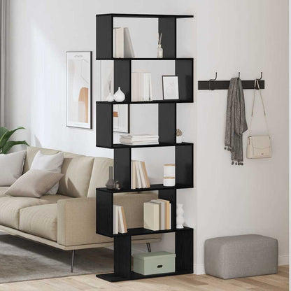 vidaXL Book Cabinet 6-Tier 70 x 24 x 193.5 cm Engineered Wood 1