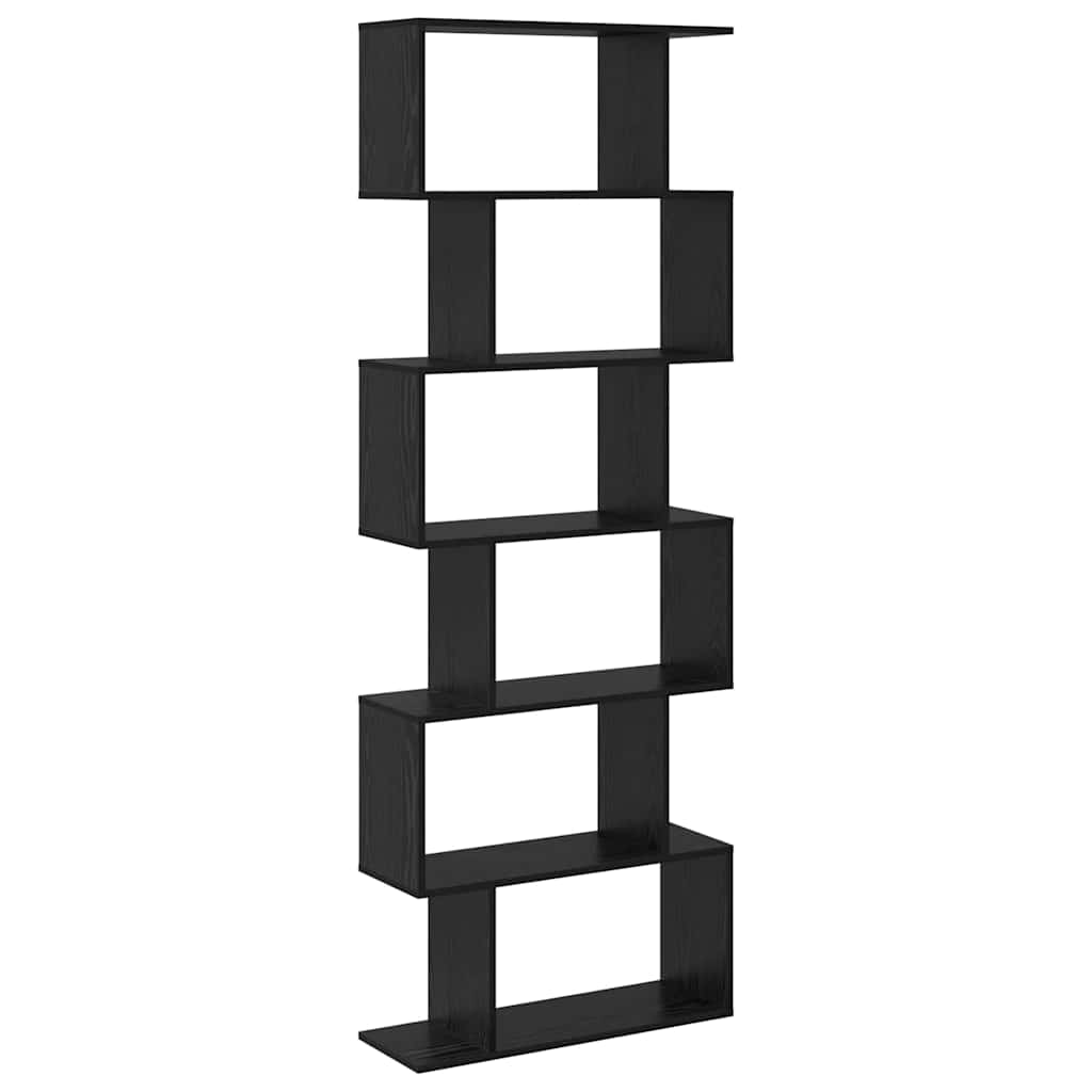 vidaXL Book Cabinet 6-Tier 70 x 24 x 193.5 cm Engineered Wood 2