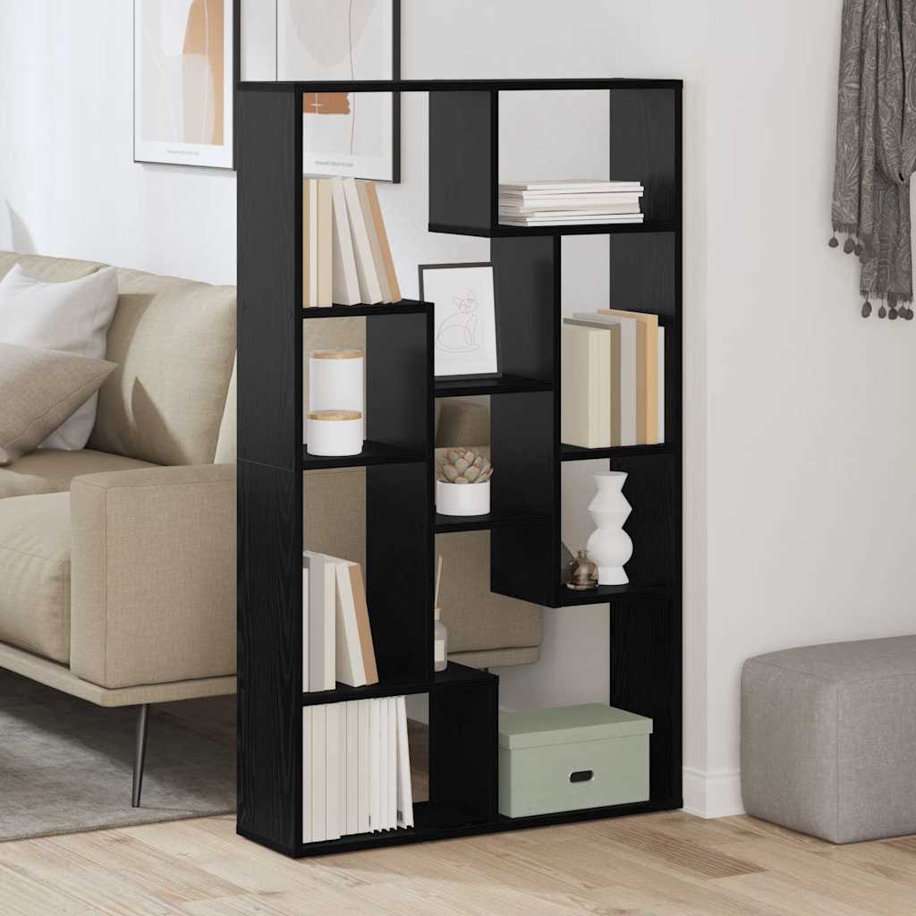 vidaXL Book Cabinet 8-Tier 72 x 20 x 120.5 cm Engineered Wood 1