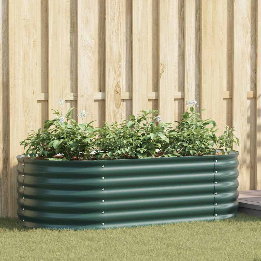 vidaXL Raised Bed 160 x 80 x 44 cm Steel