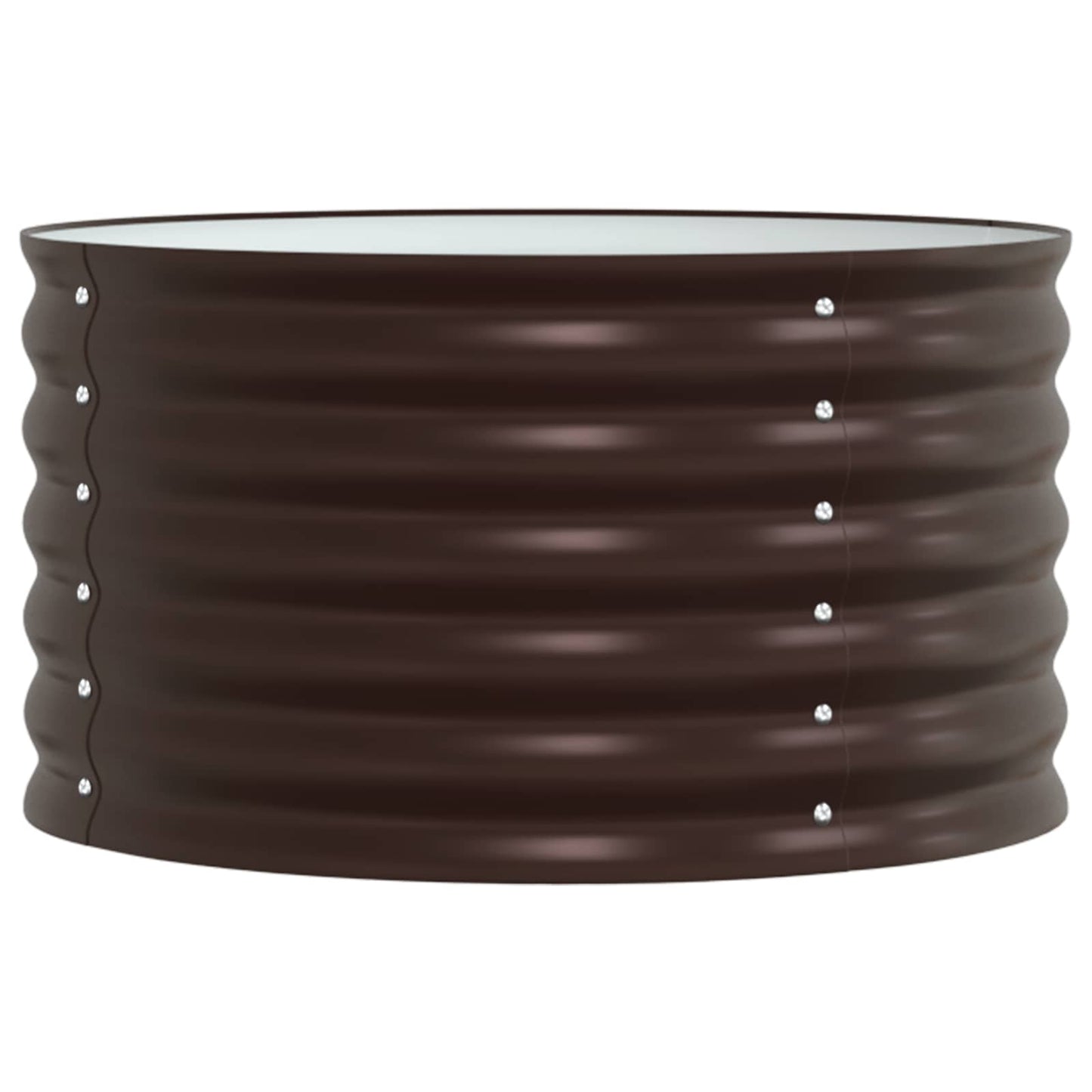 vidaXL Raised Bed Brown 80 x 80 x 44 cm Steel 1