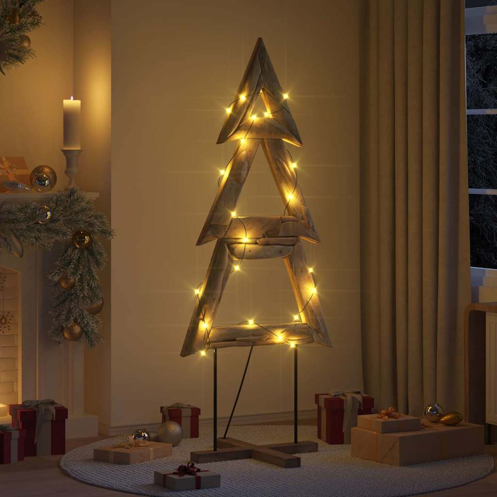 vidaXL Christmas Tree Brown 181 cm Solid teak wood 1