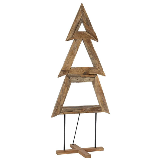 vidaXL Christmas Tree Brown 181 cm Solid teak wood 2