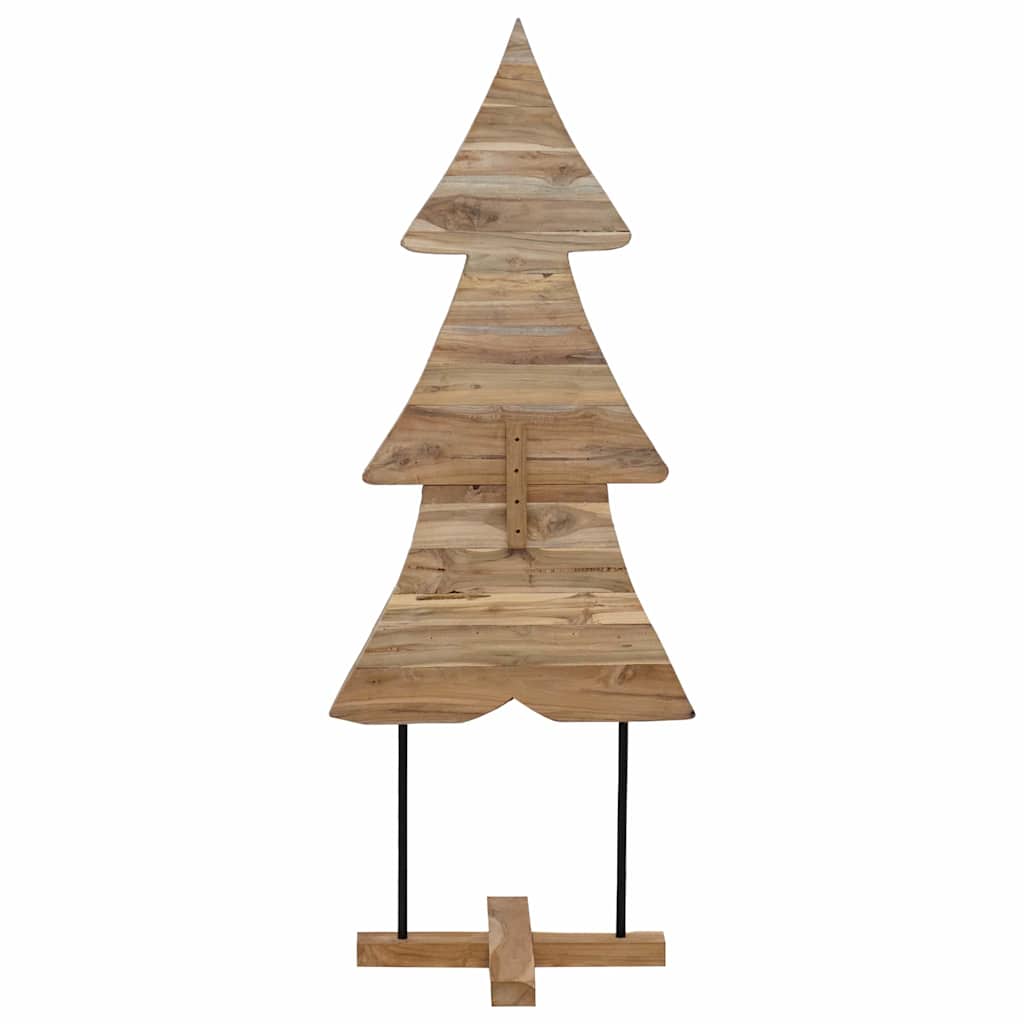 vidaXL Christmas Tree with Stand Brown 151 cm Solid teak wood 6