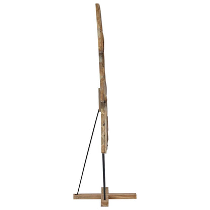 vidaXL Christmas Tree with Stand Brown 181.5 cm Solid teak wood 5