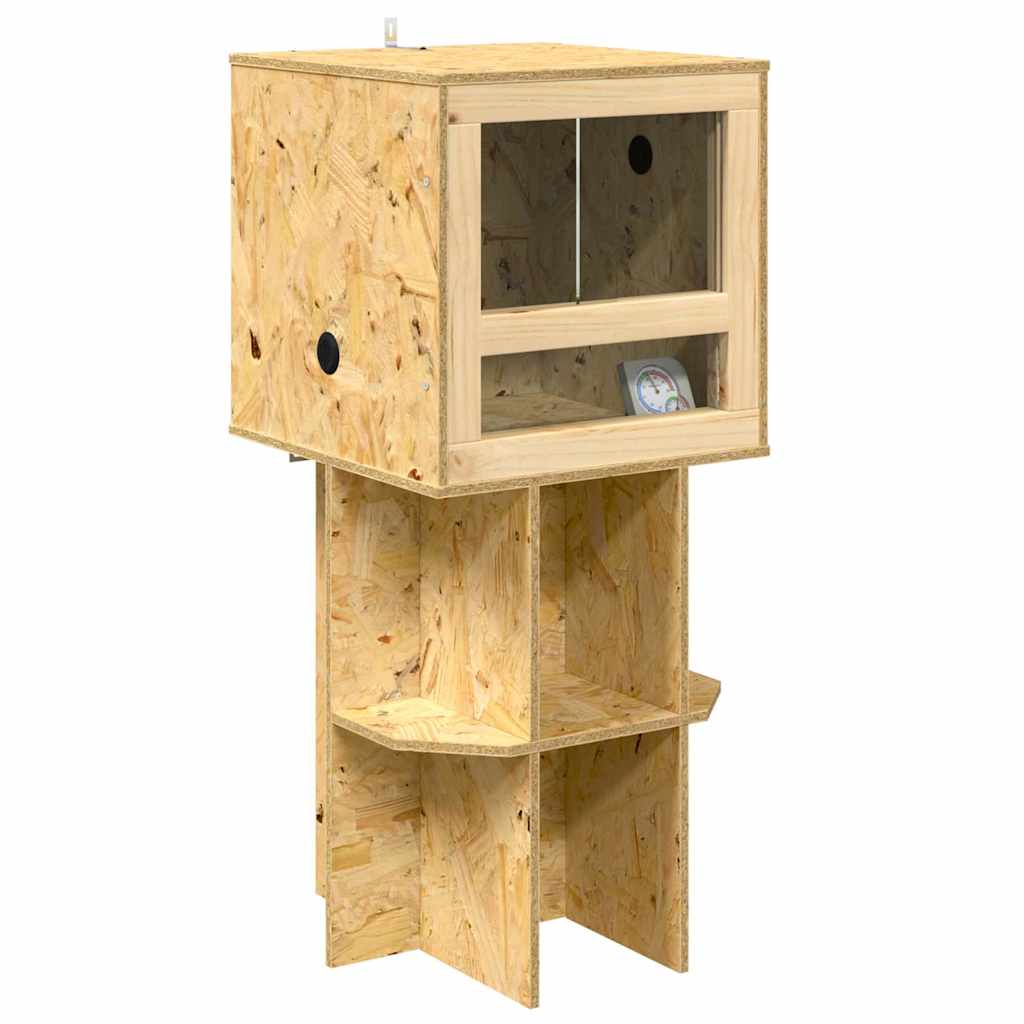 vidaXL Terrarium Brown 40 x 40 x 90 cm OSB 2
