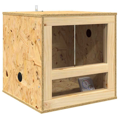 vidaXL Terrarium Brown 40 x 40 x 90 cm OSB 5