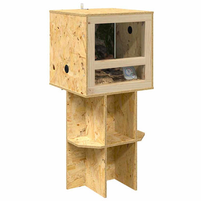 vidaXL Terrarium Brown 40 x 40 x 90 cm OSB 3