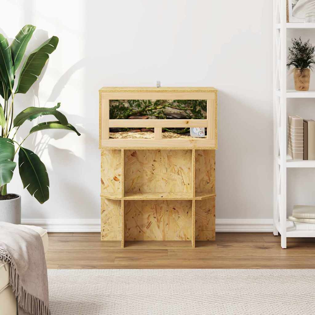 vidaXL Terrarium Brown 60 x 30 x 80 cm OSB 4