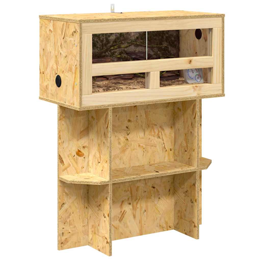 vidaXL Terrarium Brown 60 x 30 x 80 cm OSB 3