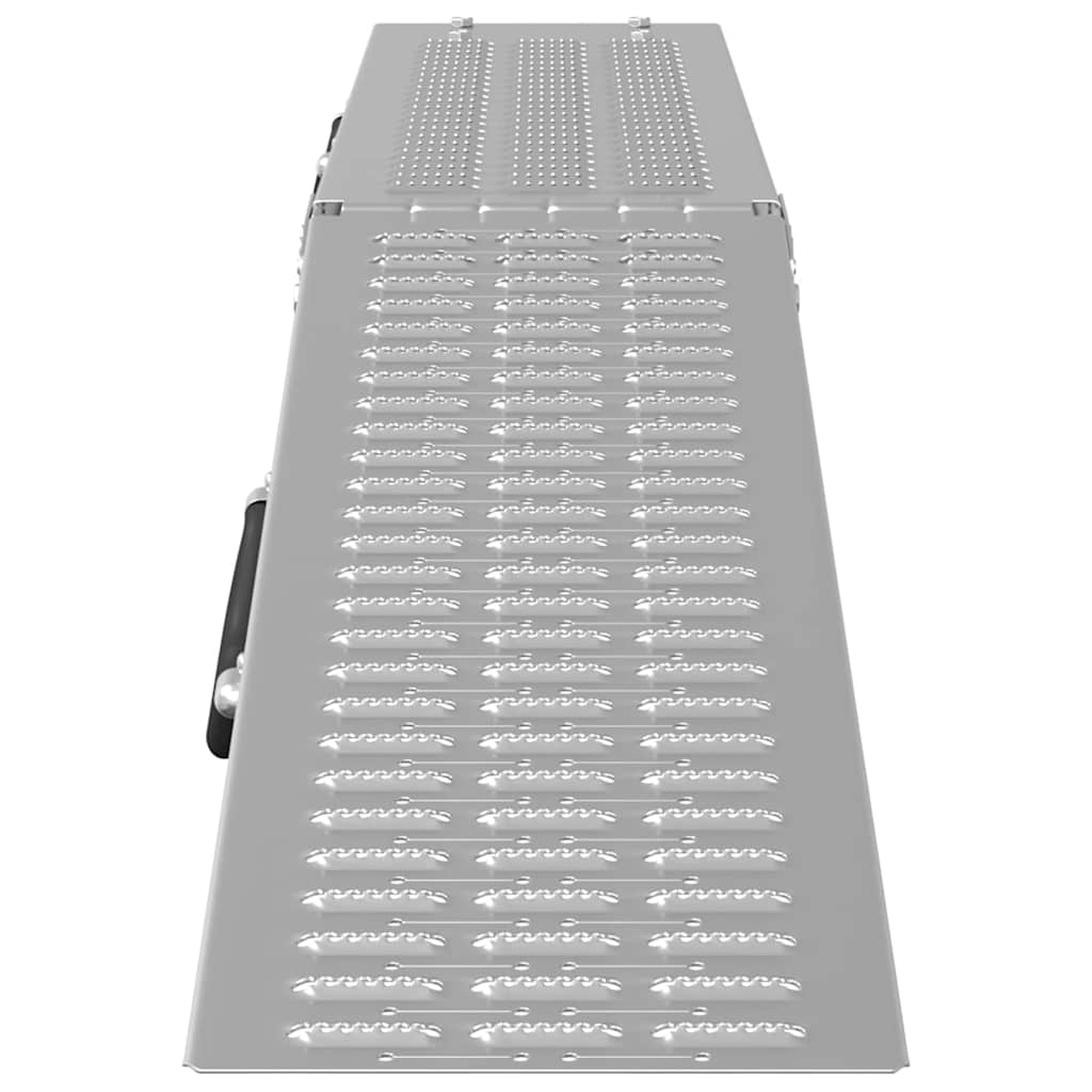 vidaXL Foldable Ramp 200kg per ramp Silver 200 kg per ramp 4