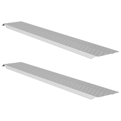 vidaXL Loading Ramp 200 kg Silver 200 kg per piece Galvanised Steel 2