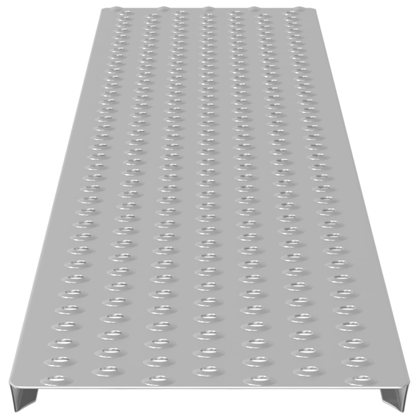 vidaXL Loading Ramp 200 kg Silver 200 kg per piece Galvanised Steel 5