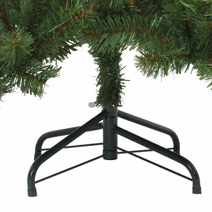 vidaXL Artificial Hinged Christmas Tree Green 150 cm PVC, steel 6