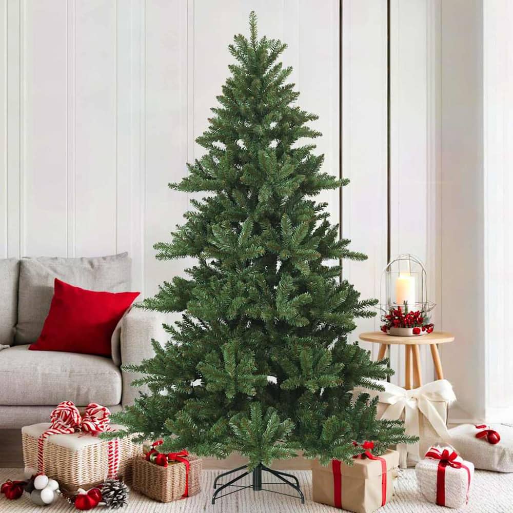 Artificial Hinged Christmas Tree PVC Green 180 cm
