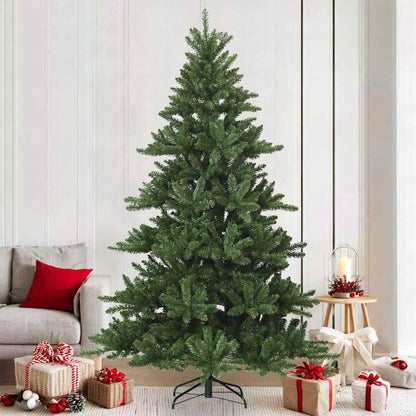 Artificial Hinged Christmas Tree PVC Green 210 cm