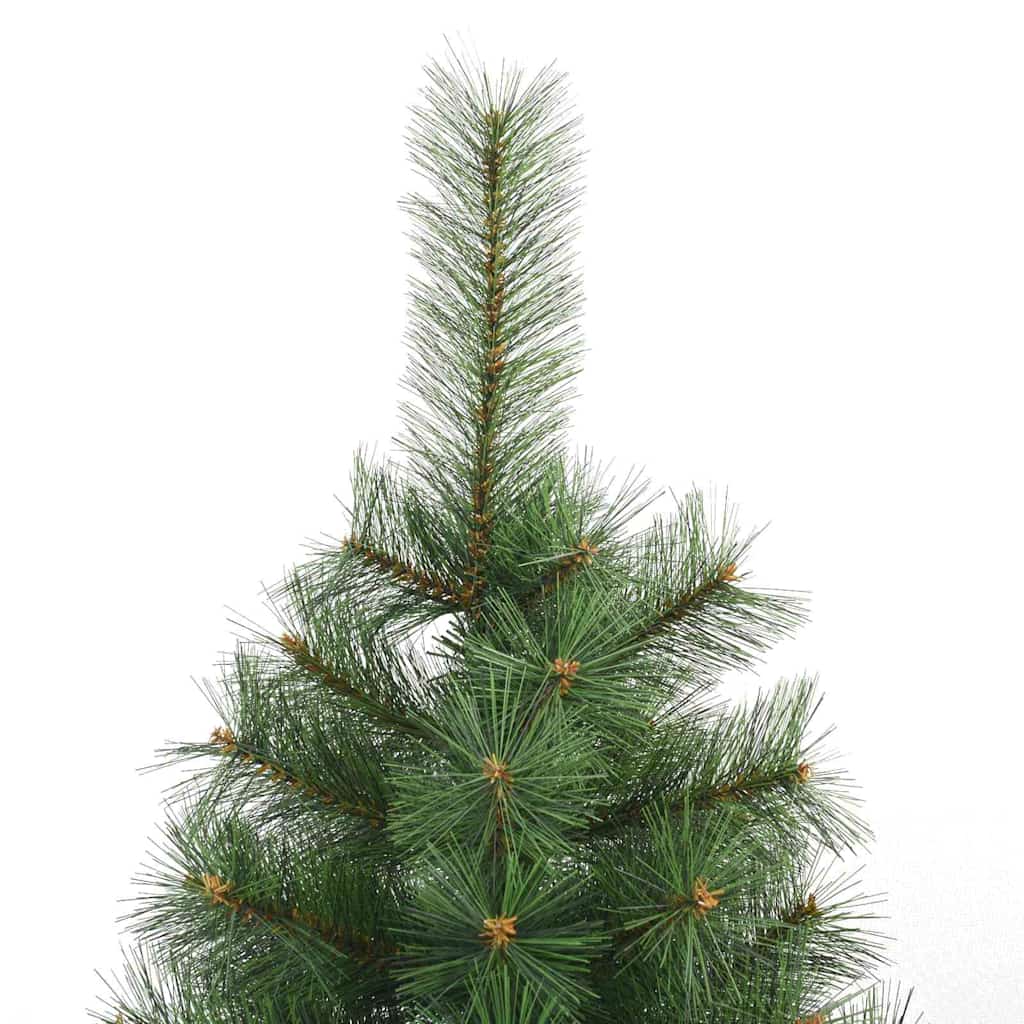 vidaXL Artificial Hinged Christmas Tree Green 150 cm PVC, steel 4