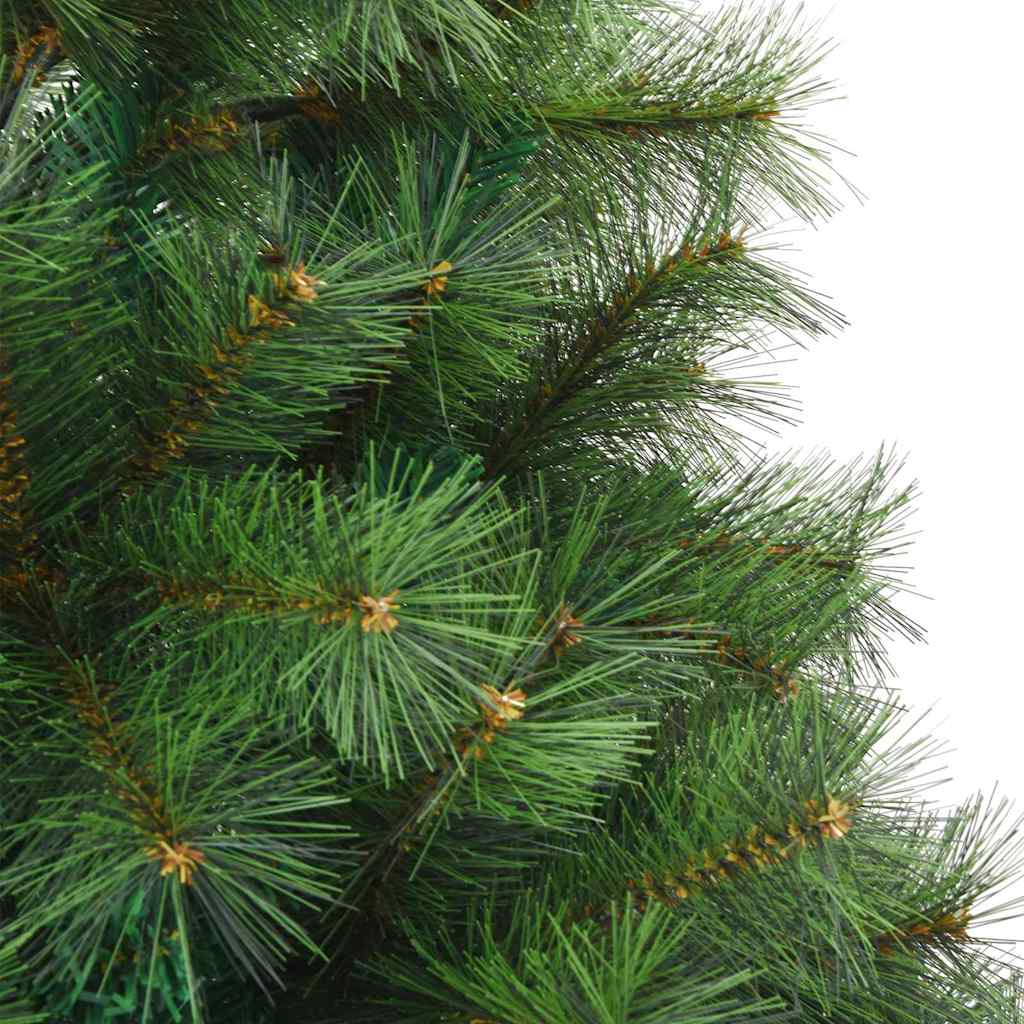 vidaXL Artificial Hinged Christmas Tree Green 150 cm PVC, steel 5