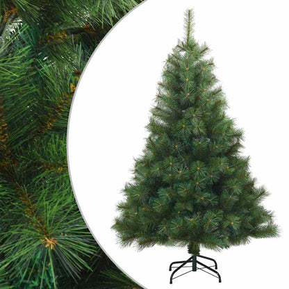 vidaXL Artificial Hinged Christmas Tree Green 150 cm PVC, steel 2