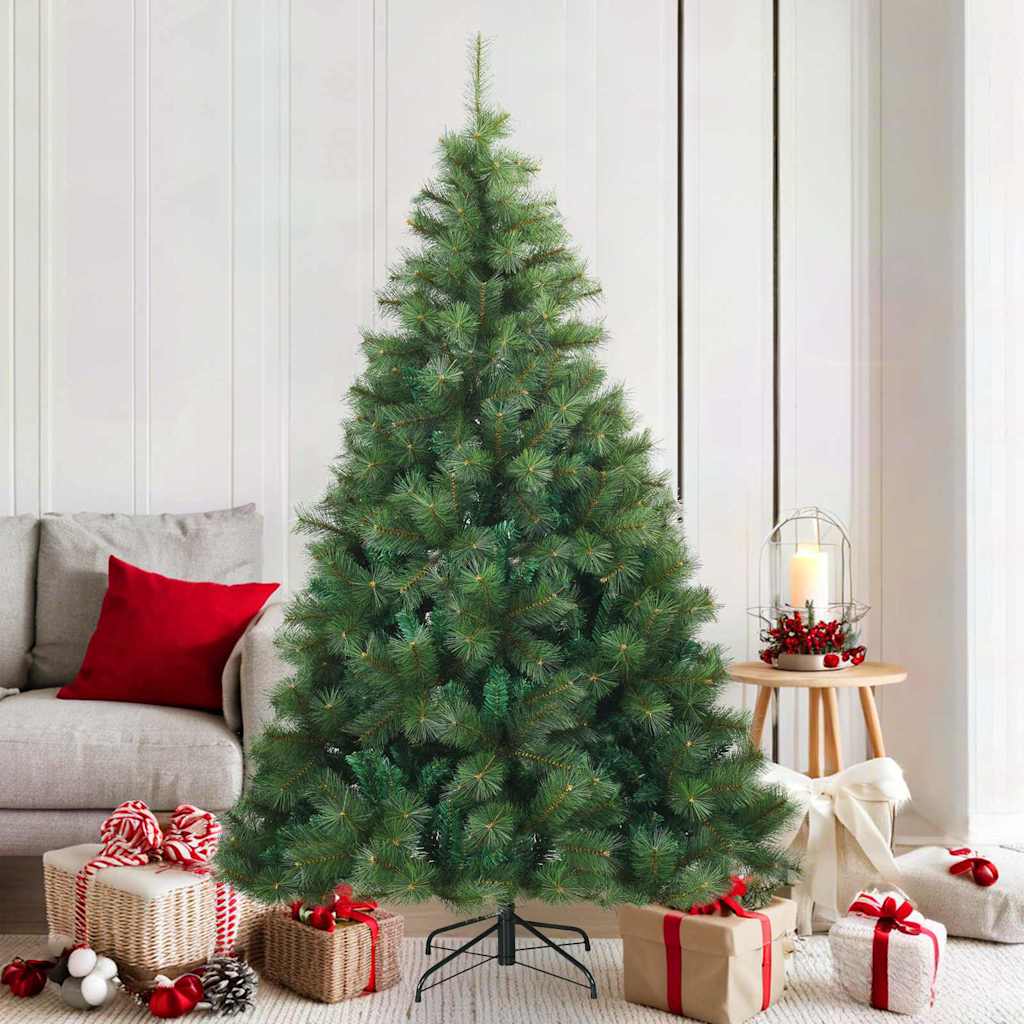 vidaXL Artificial Hinged Christmas Tree PVC