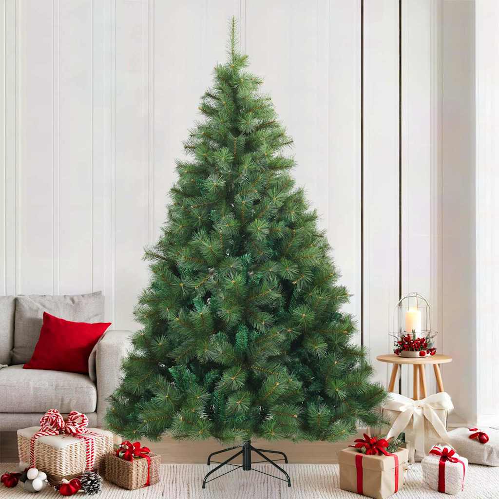 vidaXL Artificial Hinged Christmas Tree PVC