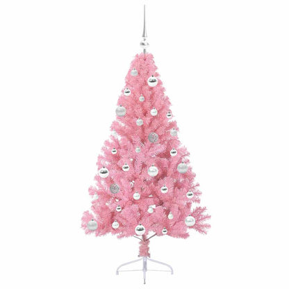 Artificial Pre-lit Christmas Tree in Pink