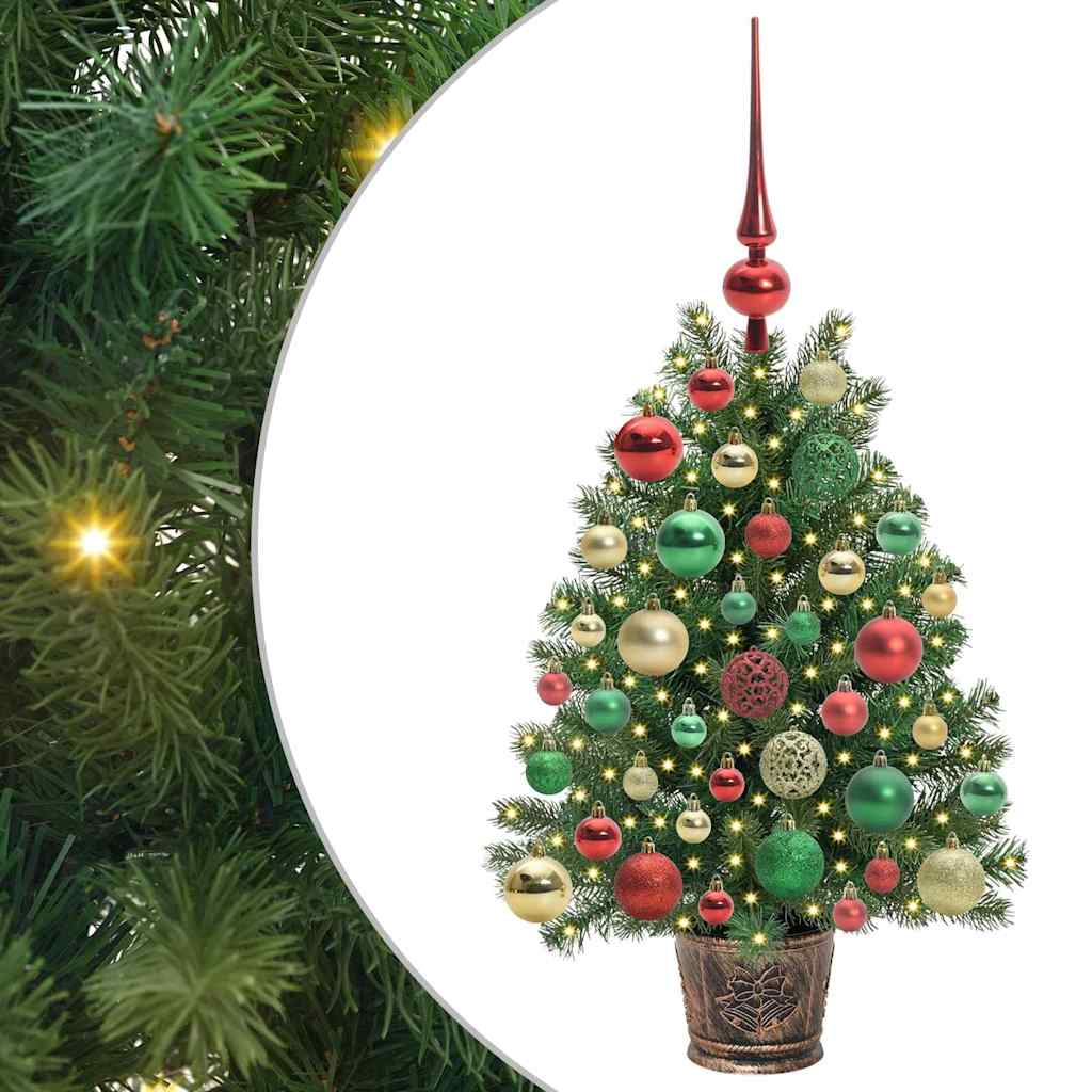 vidaXL Artificial Christmas Tree Green 75 cm PE and PVC 2