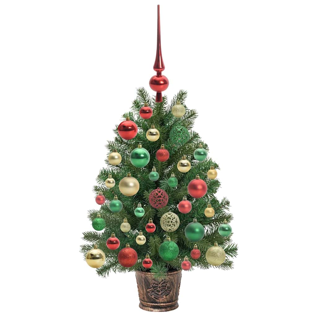 vidaXL Artificial Christmas Tree Green 75 cm PE and PVC 6