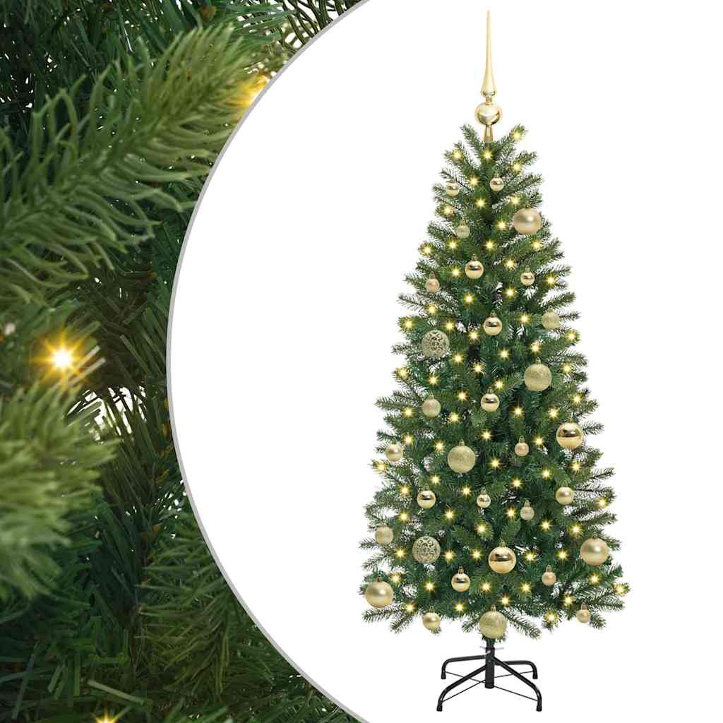 vidaXL Artificial Christmas Tree Green 120 cm PE and PVC 2