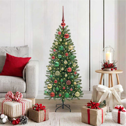 vidaXL Artificial Christmas Tree Green 120 cm PE and PVC 1