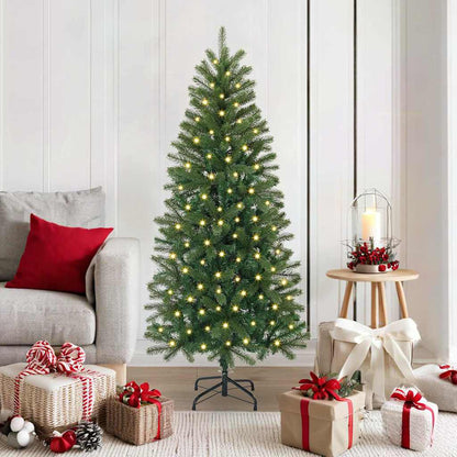vidaXL Artificial Christmas Tree Green 150 cm PE and PVC 1