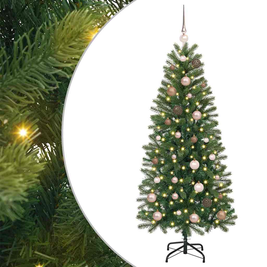 vidaXL Artificial Christmas Tree Green 150 cm PE and PVC 2