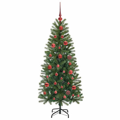 vidaXL Artificial Christmas Tree Green 150 cm PE and PVC 4