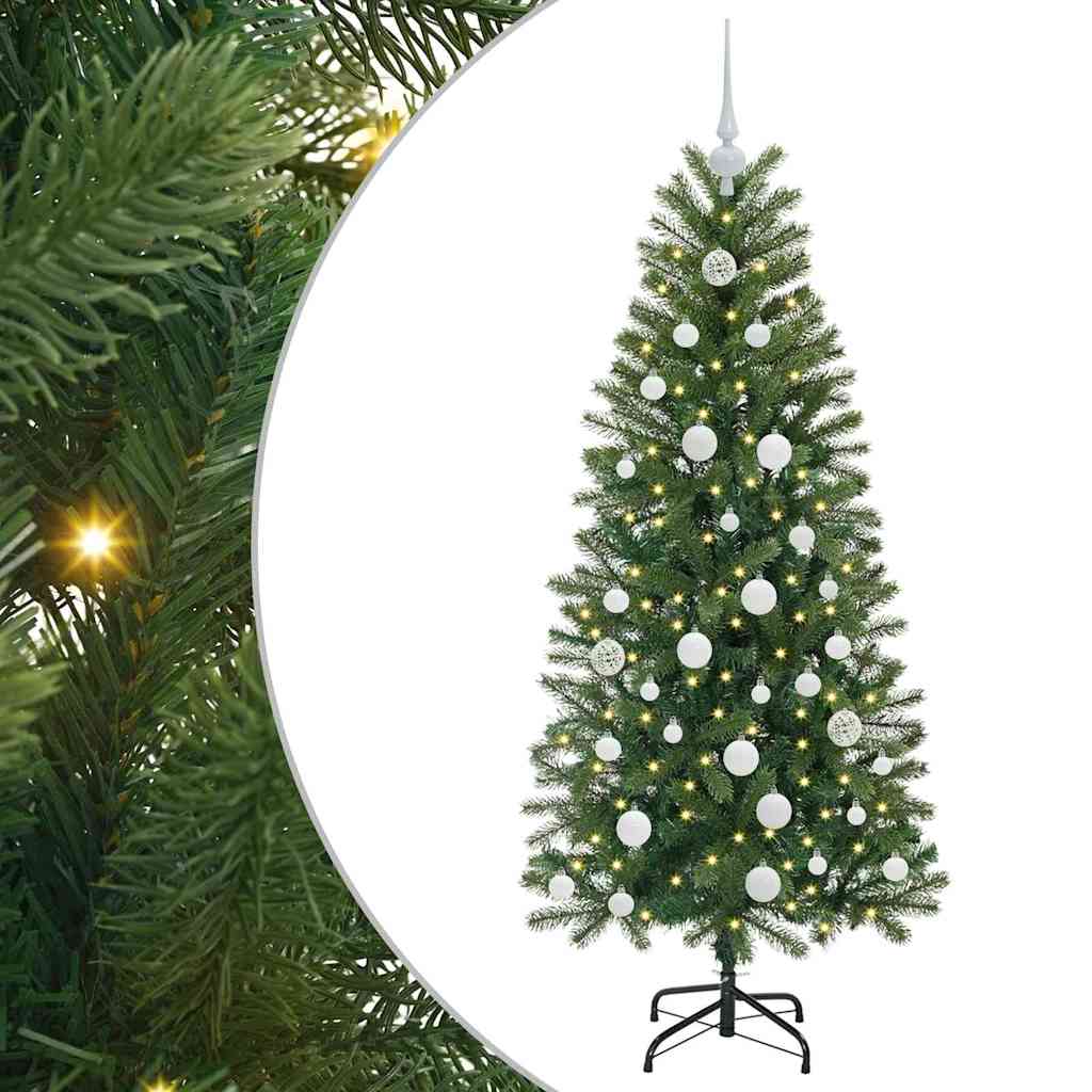 vidaXL Artificial Christmas Tree Green 150 cm PE and PVC 2