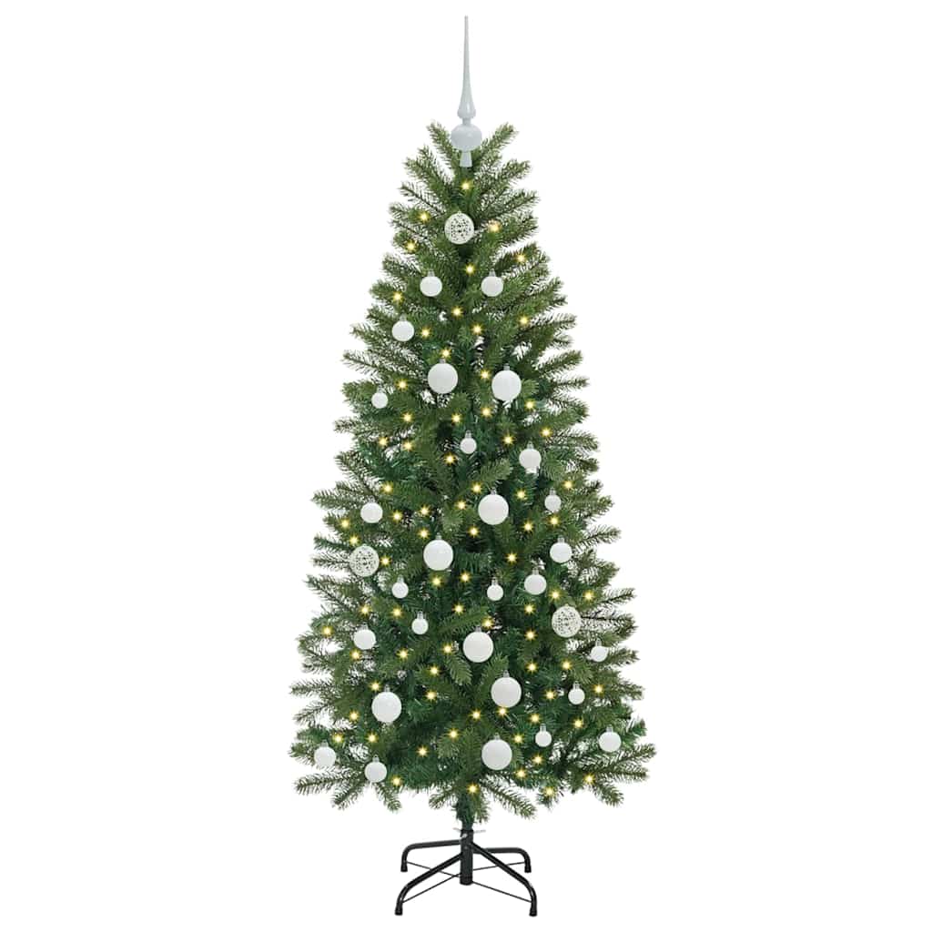 vidaXL Artificial Christmas Tree Green 150 cm PE and PVC 3
